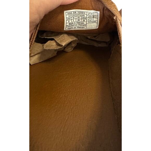 Cahlvan Ugg Slip on Suede Shoe in Chestnut Women's Size 8 - Picture 5 of 7